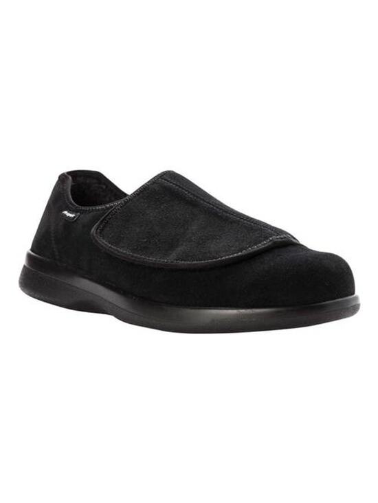 Propet Mens Coleman Slippers US 9.5 M EU 42.5 Black Suede NIB main image 11